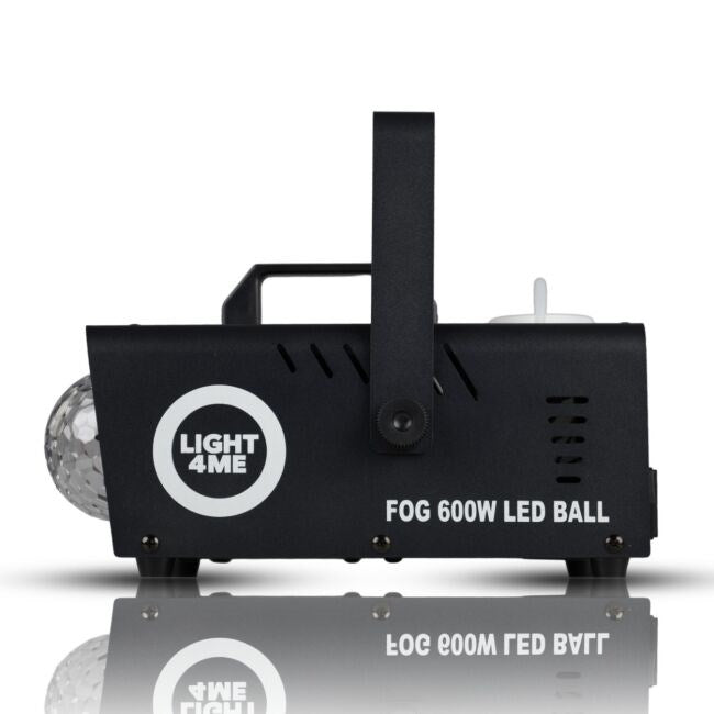 Light4Me Smoke Machine FOG 600W LED Ball - 3000 g - 310x175x205mm - 0.25 L Tank