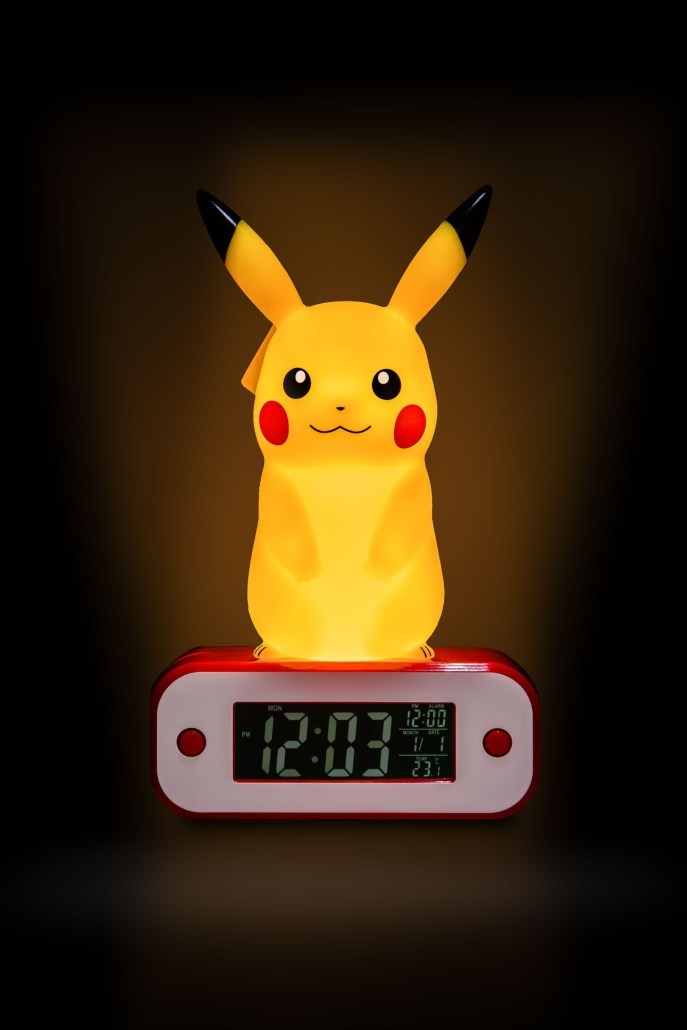 TEKNOFUN 811359 alarm clock Digital alarm clock Red  White  Yellow
