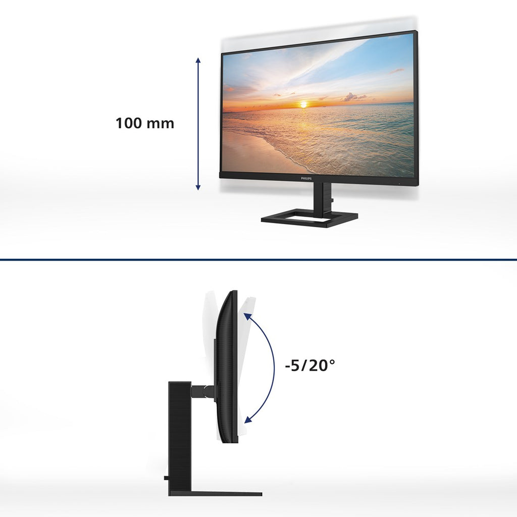 Philips 1000 Series 24E1N1300AE/00 Monitor 23.8" Full HD 1920 x 1080 Black