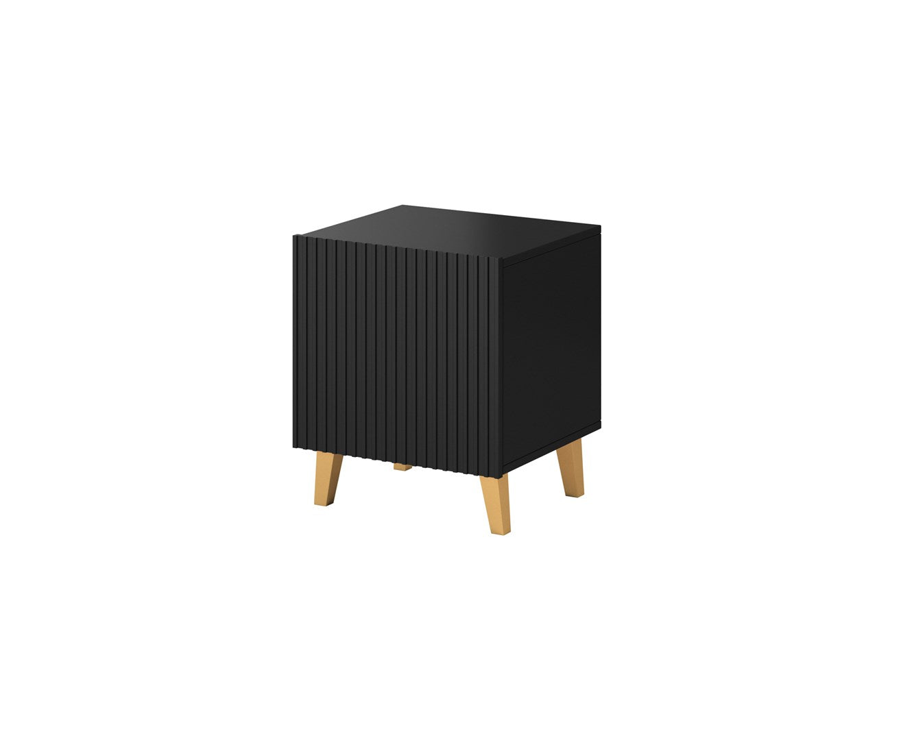 Cama PAFOS Bedside Table 2 pcs 45x40x51 cm Matte Black