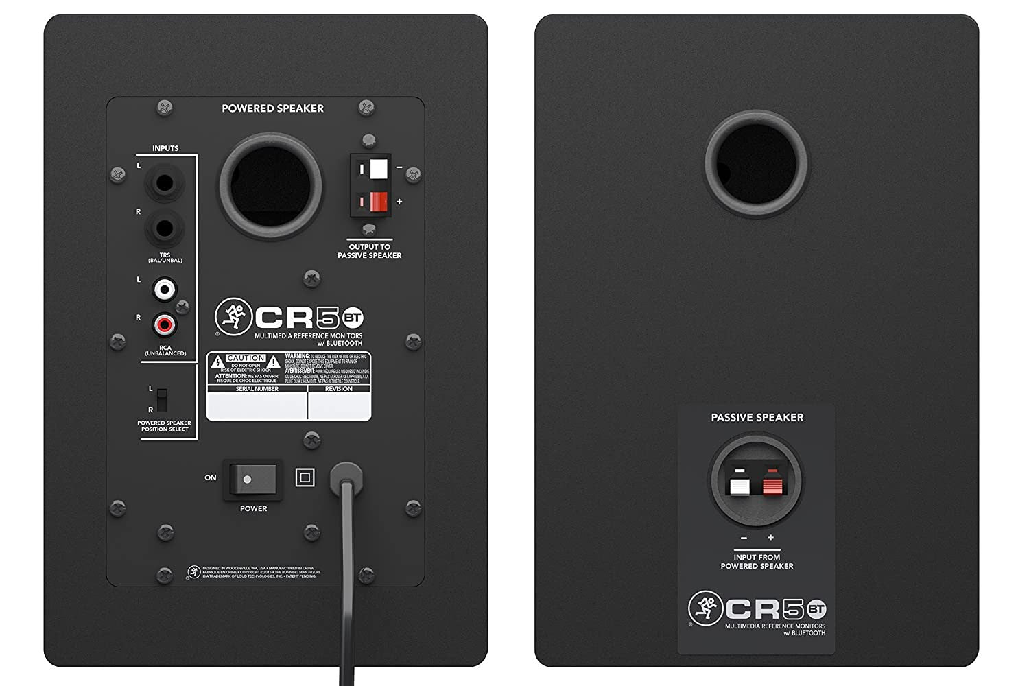 Mackie CR5BT Active Monitors with Bluetooth