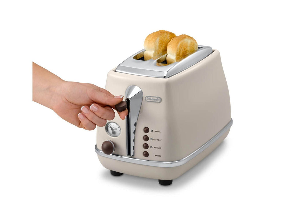 DeLonghi Toaster 900 W 2 Slots Variable Crust Browning Control CTOV 2103.BG