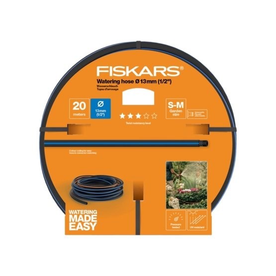 Fiskars Hose 20 m 1.3 cm for Above Ground Use - Model 1027102