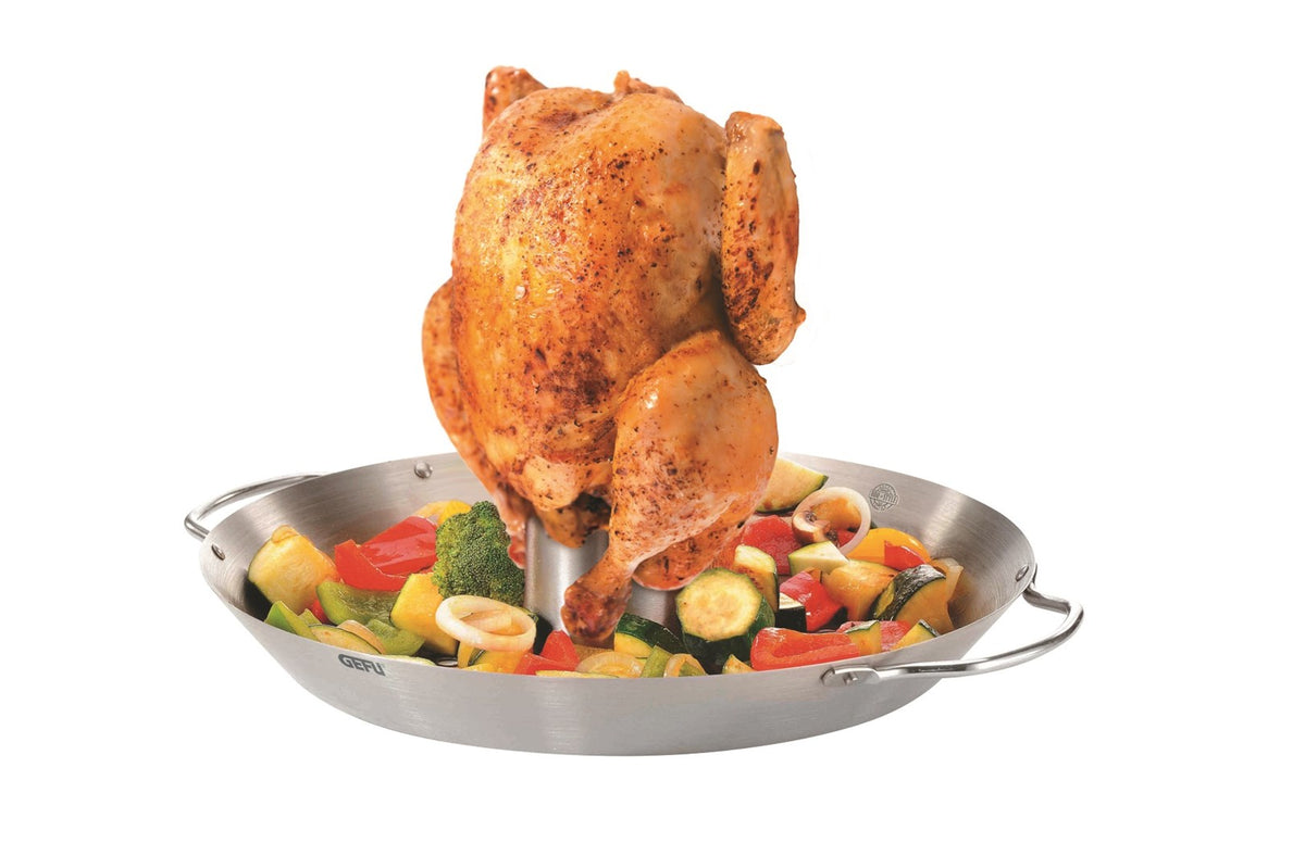 GEFU Chicken Roaster Stainless Steel 310 mm x 310 mm x 90 mm 968 g