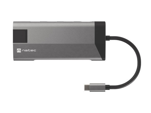 NATEC USB Hub Type-C RJ45 MicroSD HDMI Model NMP-1690