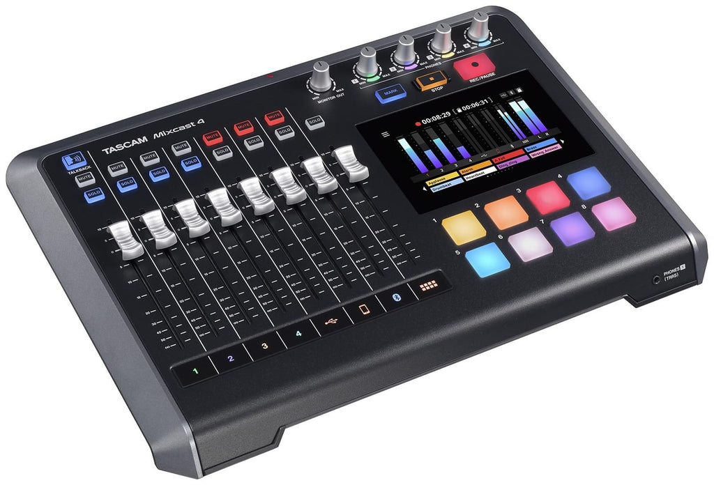 Tascam Mixcast 4 Mixer for Podcast Recording