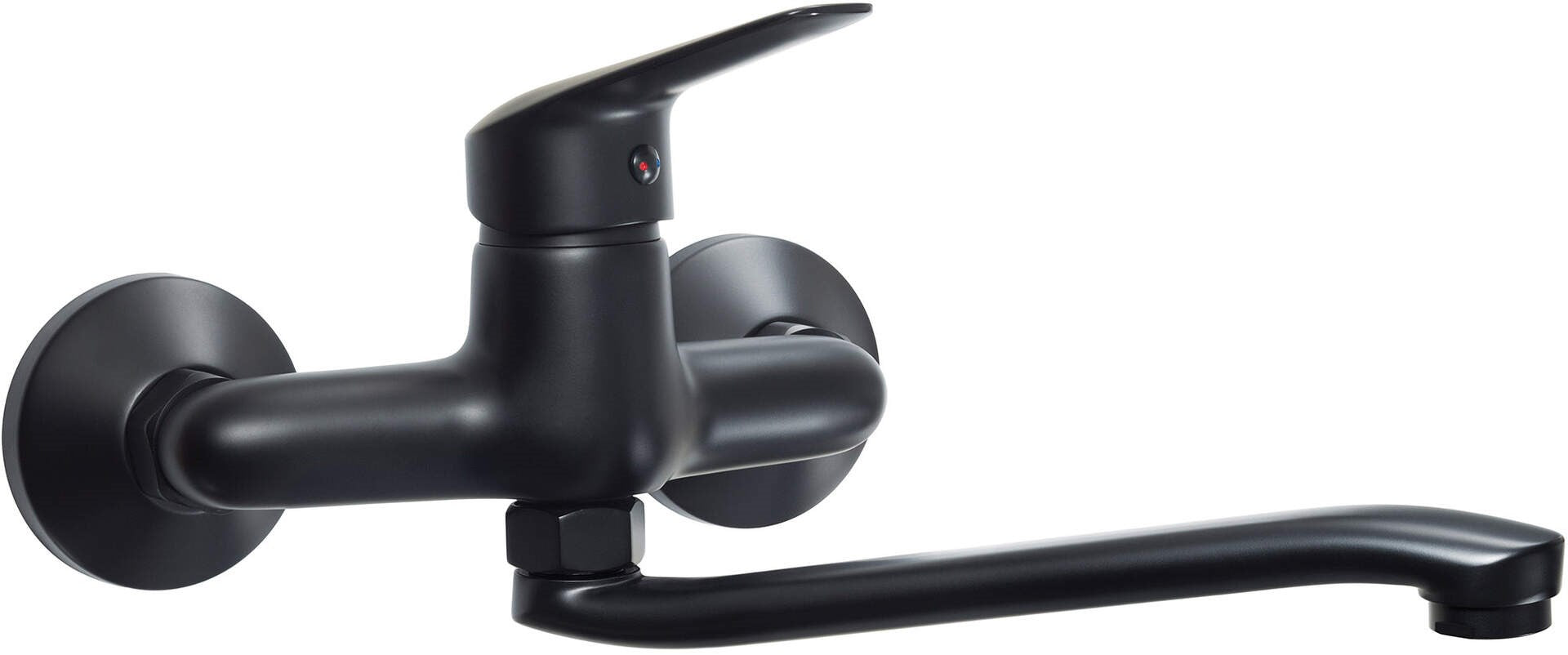 Wall-mounted kitchen faucet