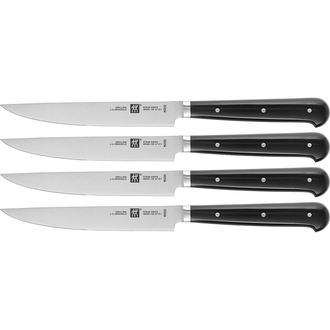 Zwilling Steak Set with Wave 4 Pieces Stainless Steel 39029002-0