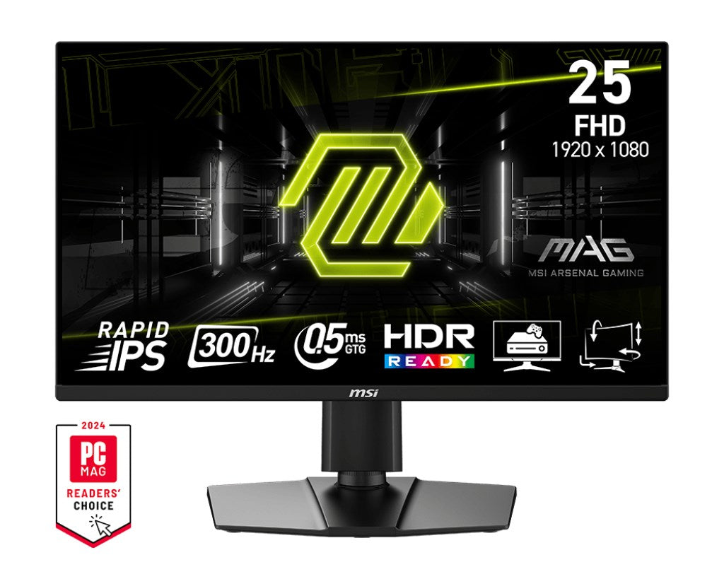 MSI MAG 255PXF Computer Monitor 62.2 cm (24.5") 1920 x 1080 pixels Full HD Black