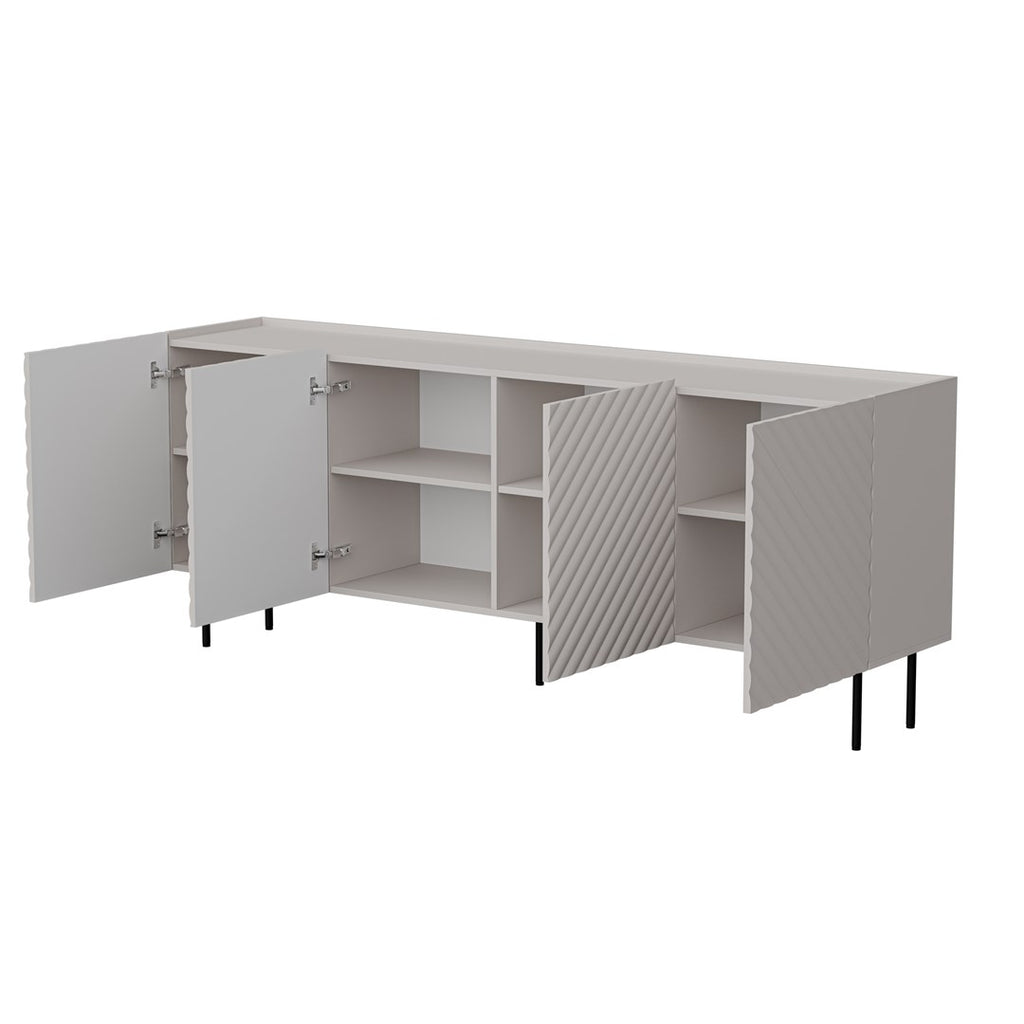 Cama LUCCA 4D Chest of Drawers 200x40x80 Cashmere