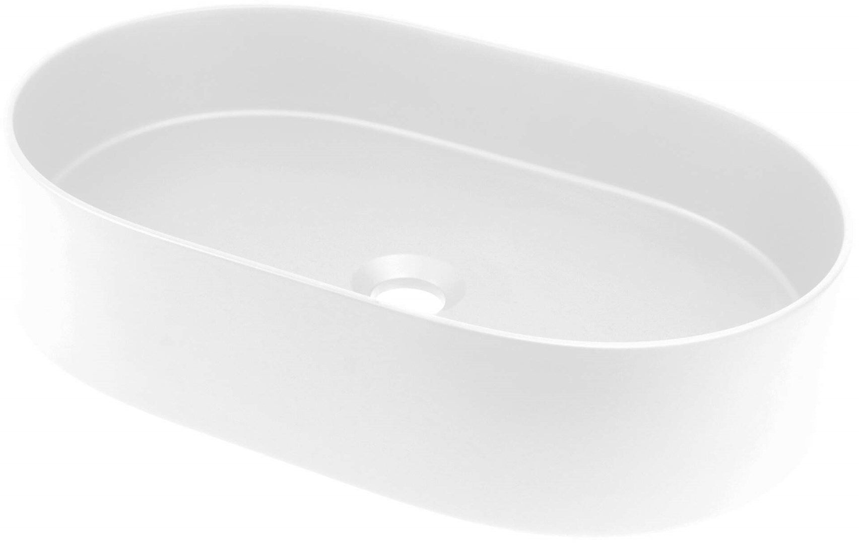Deante SILIA Granite Countertop Washbasin Oval 55 x 35 cm