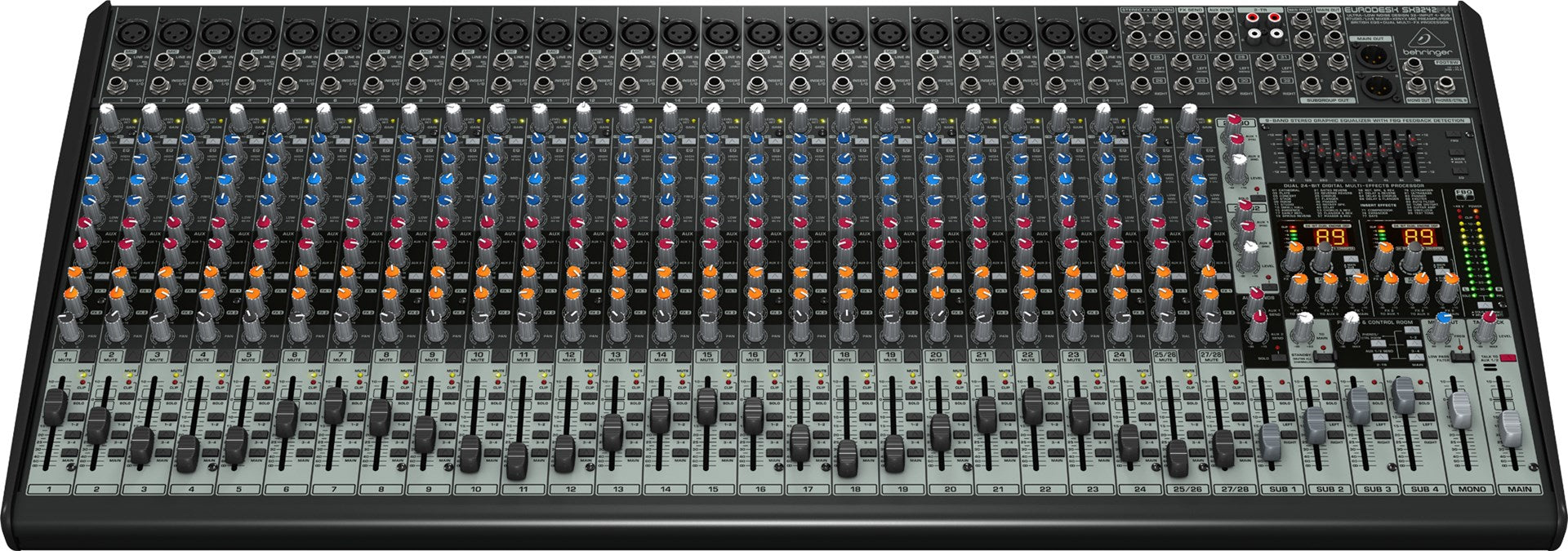 Behringer SX3242FX 32-Channel Analog Mixer with XENYX Preamps 32-Kanal-Mixer