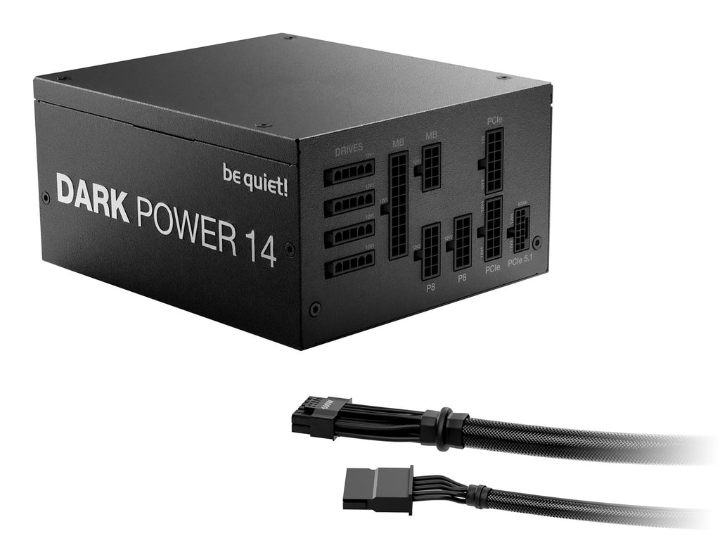 Be Quiet! DARK Power 14 1000W PSU - ATX 3.1 - 1x 12-Pin High Power GPU - 4x PCIe Cables (BP020EU)