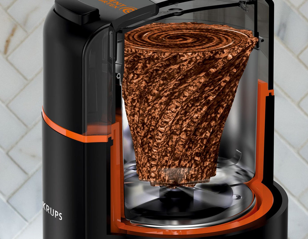 Krups Silent Vortex GX3328 Coffee and Spice Grinder - 175 W - Black