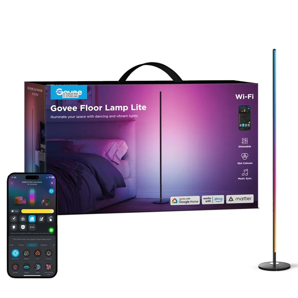 Govee H8076 Floor Lamp Lite  RGBICW  1000lm