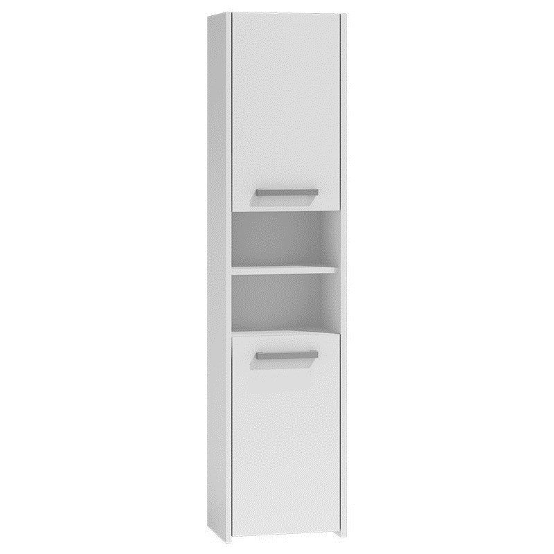 Topeshop S40 BIEL Bathroom Storage Cabinet White 40x30x170 cm