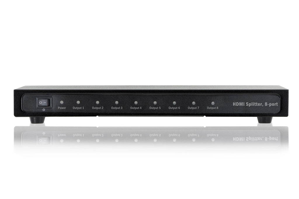 DIGITUS Professional DS-43302 - Video-/Audio-Splitter - 8 x HDMI - Desktop (DS-43302)