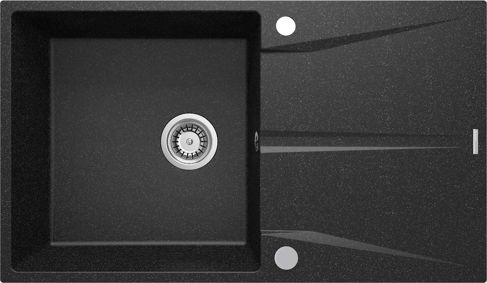 1-bowl granite sink with drainer