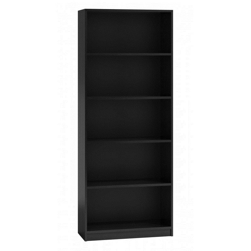 Topeshop R60 CZERŃ Office Bookcase 60x182 cm Black