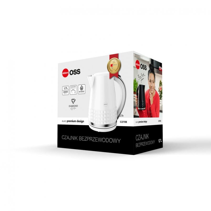 ELDOM C270B Electric Kettle 1.7 L 2150W