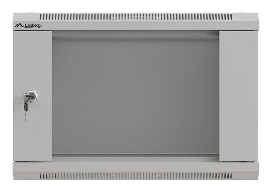 Lanberg Rack Mounting Cabinet 19" 6U 540x350 Grey with Glass Door WF03-5306-10S