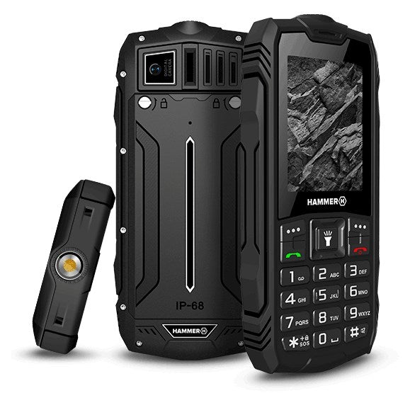 myPhone Smartphone Hammer Rock, Compact Design, Removable Battery, 1800 mAh, MYPHONE