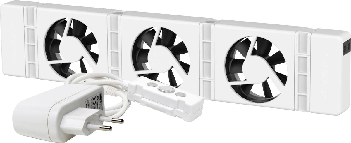 SpeedComfort Mono Set White Fan Heater Booster for Radiators SC-M