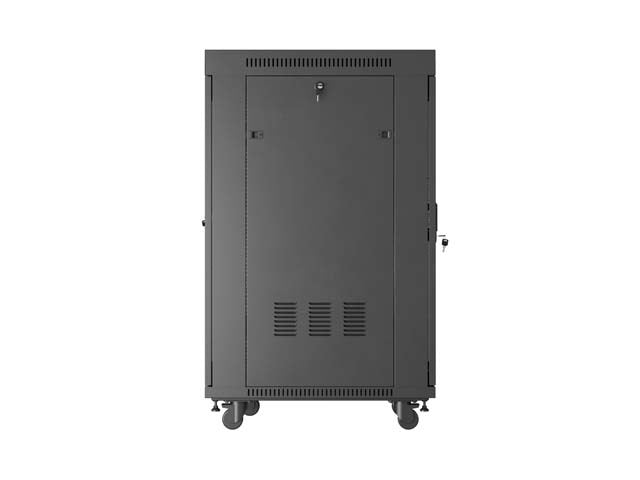 Lanberg Rack Installation Cabinet 24U 600x800 Black Perforated Door