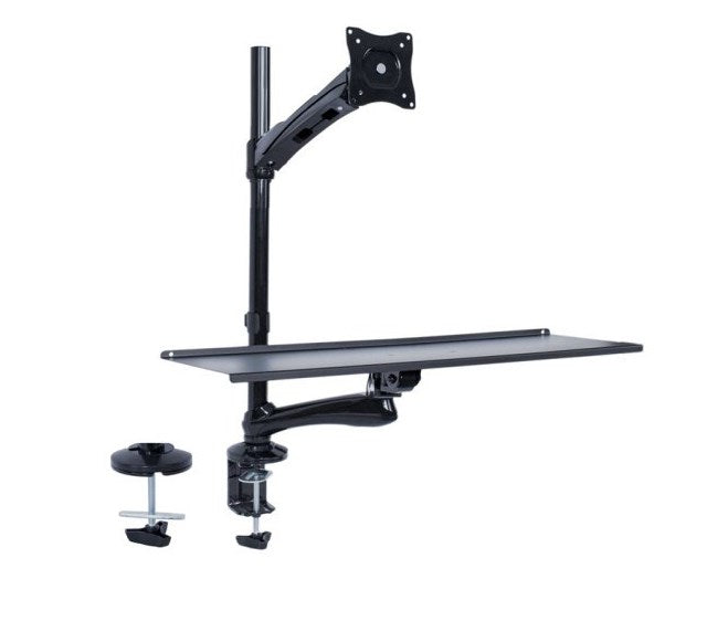 Maclean Monitor and Keyboard Mount for Standing Work MC-681