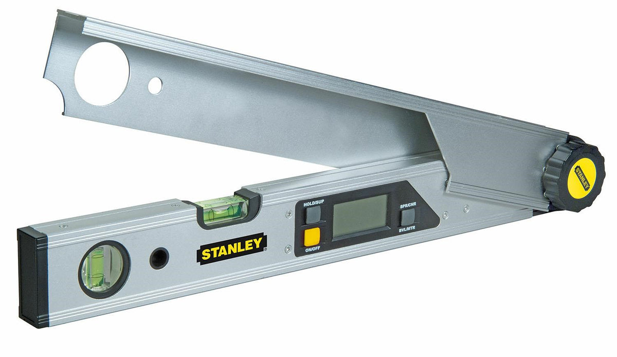 Digital Angle Level with LCD Screen and Horizontal/Vertical Vials - 0.62 m