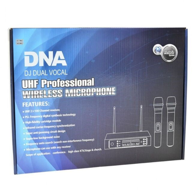 DNA DJ DUAL VOCAL - Wireless Vocal Microphone System