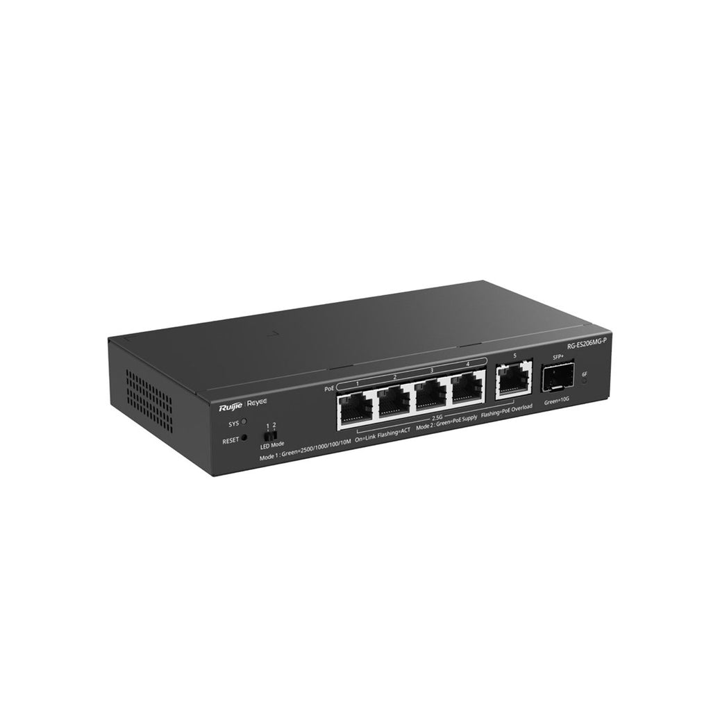 Ruijie Managed L2 Switch 2.5 G Ethernet RG-ES206MG-P