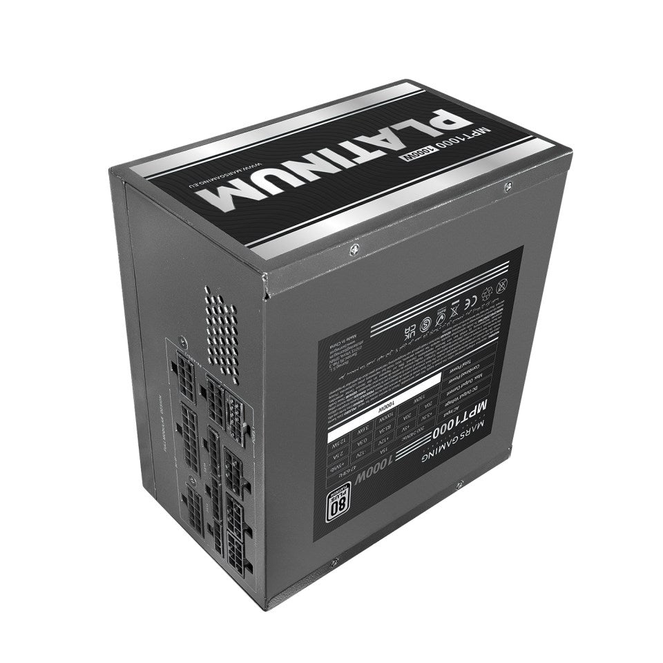 Mars Gaming MPT1000 power supply unit 1000 W 24-pin ATX ATX Black