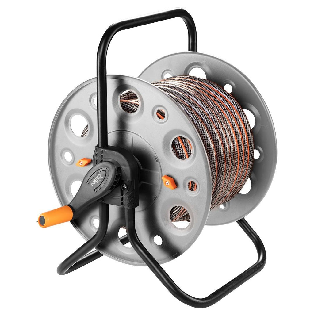 NEO Garden Hose Stand - Durable Powder-Coated Steel Construction