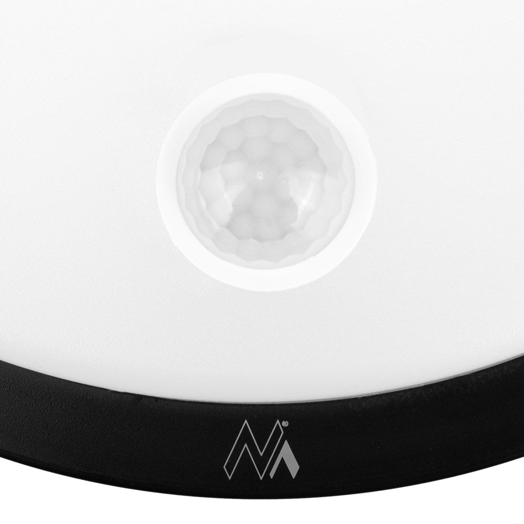Maclean LED Lamp MCE525 B 10W 1000lm IP65 Black PIR Sensor Neutral Color