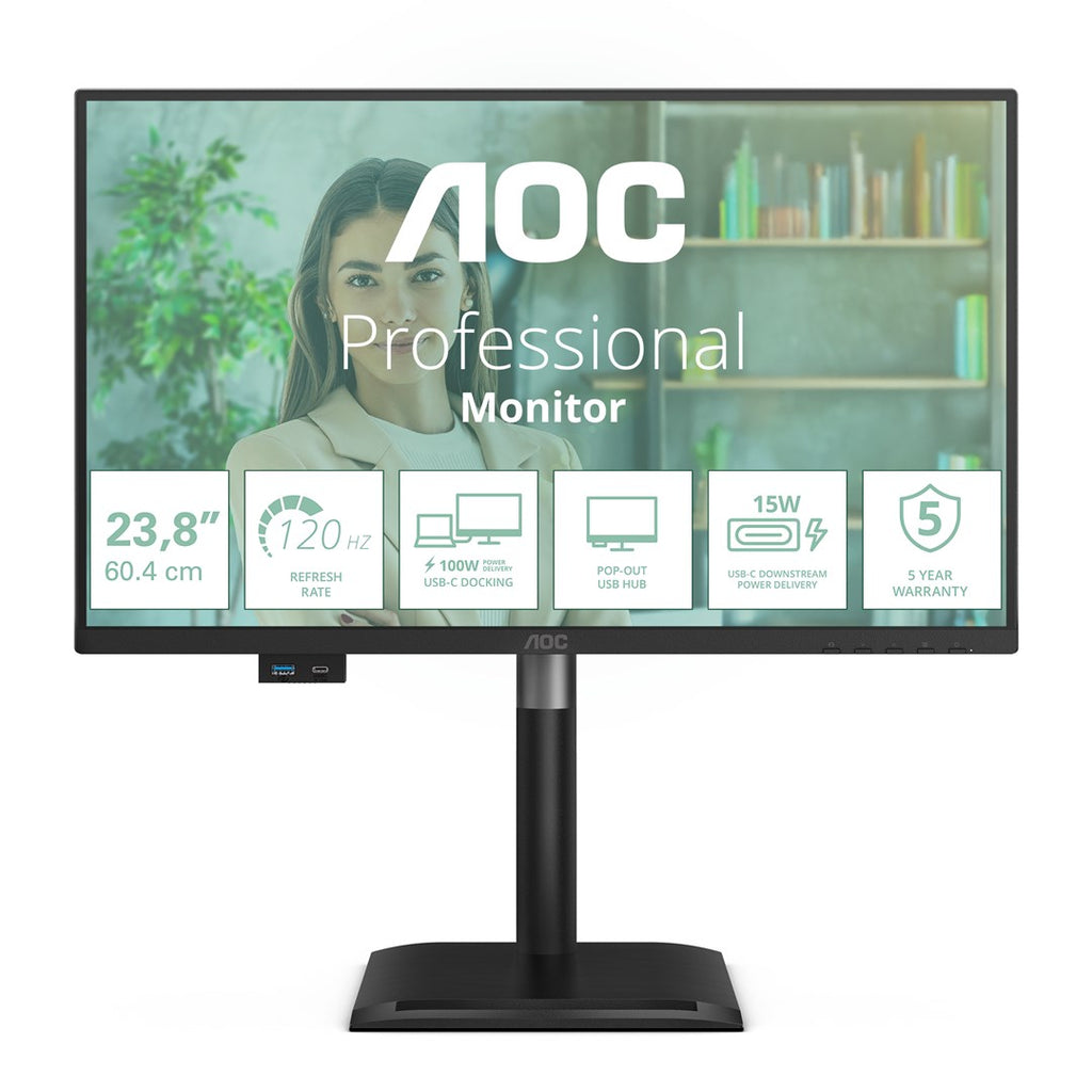 AOC 24P4CV computer monitor 60.5 cm (23.8 ) 1920 x 1080 pixels Full HD LED Black