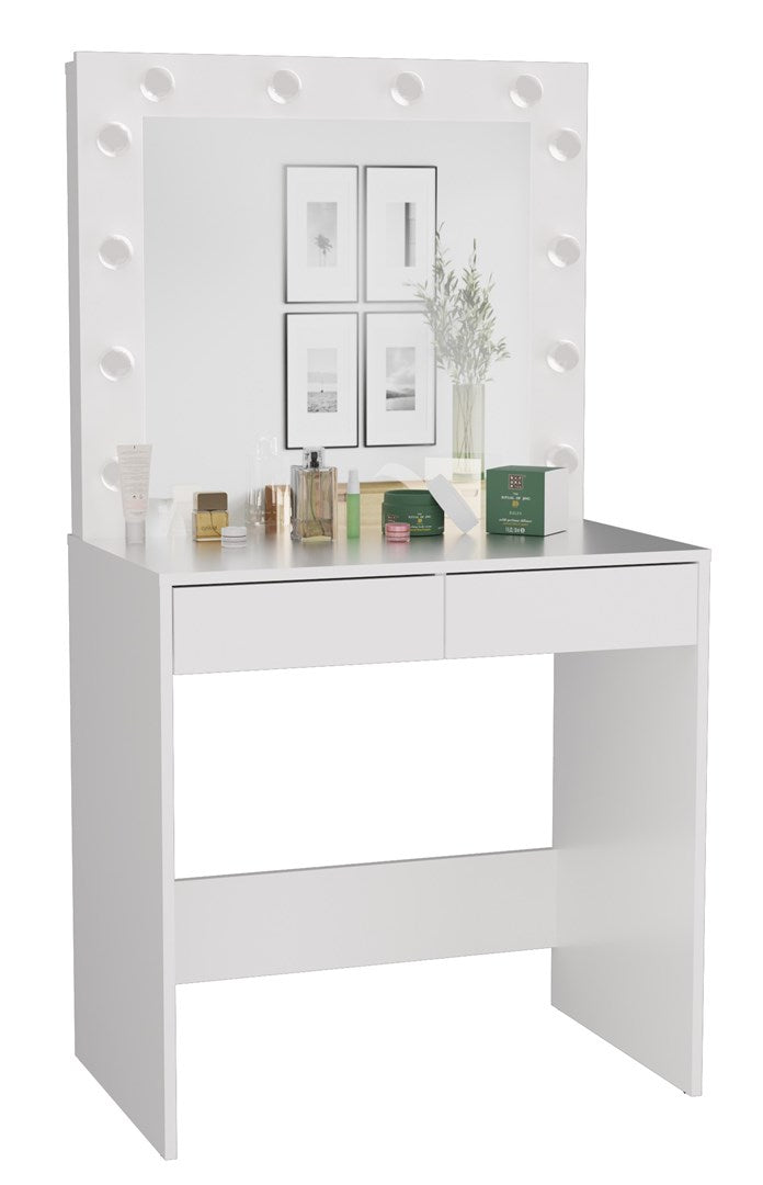 Topeshop Z.MARINA LUSTRO BIEL Vanity Set with Mirror White
