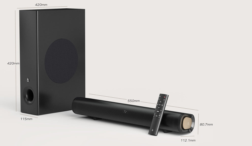 Creative Labs Soundbar Stage Pro with Subwoofer Bluetooth USB Black Speaker (51MF8495AA000)