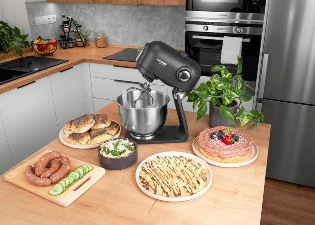 CONCEPT RM8000 Planetary Kitchen Machine 1200 W Black/Silver