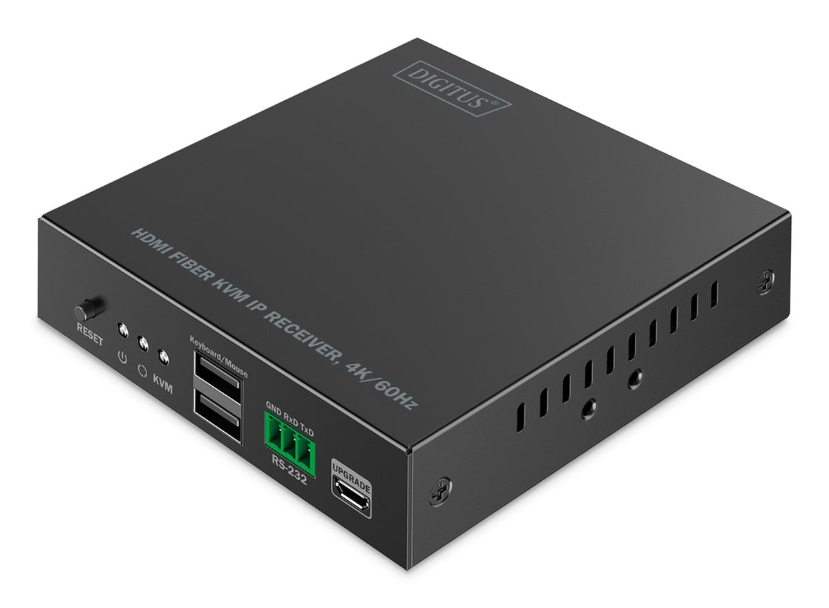 DIGITUS HDMI Fiber KVM IP Receiver 4K/60Hz - Digital/Display/Video (DS-55349)