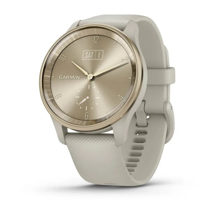 Garmin vívomove Trend - 40 mm - French Gray - Smartwatch with Band - Silicone - Wrist Size: 125-190 mm - Bluetooth, ANT+