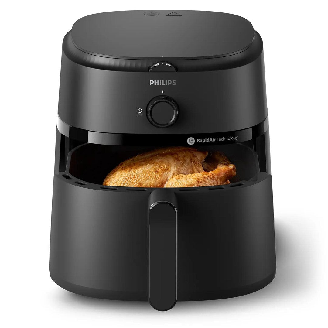 PHILIPS 1000 Series Airfryer Black - 6.2 L Capacity - Healthier Cooking with Less Oil NA130/00