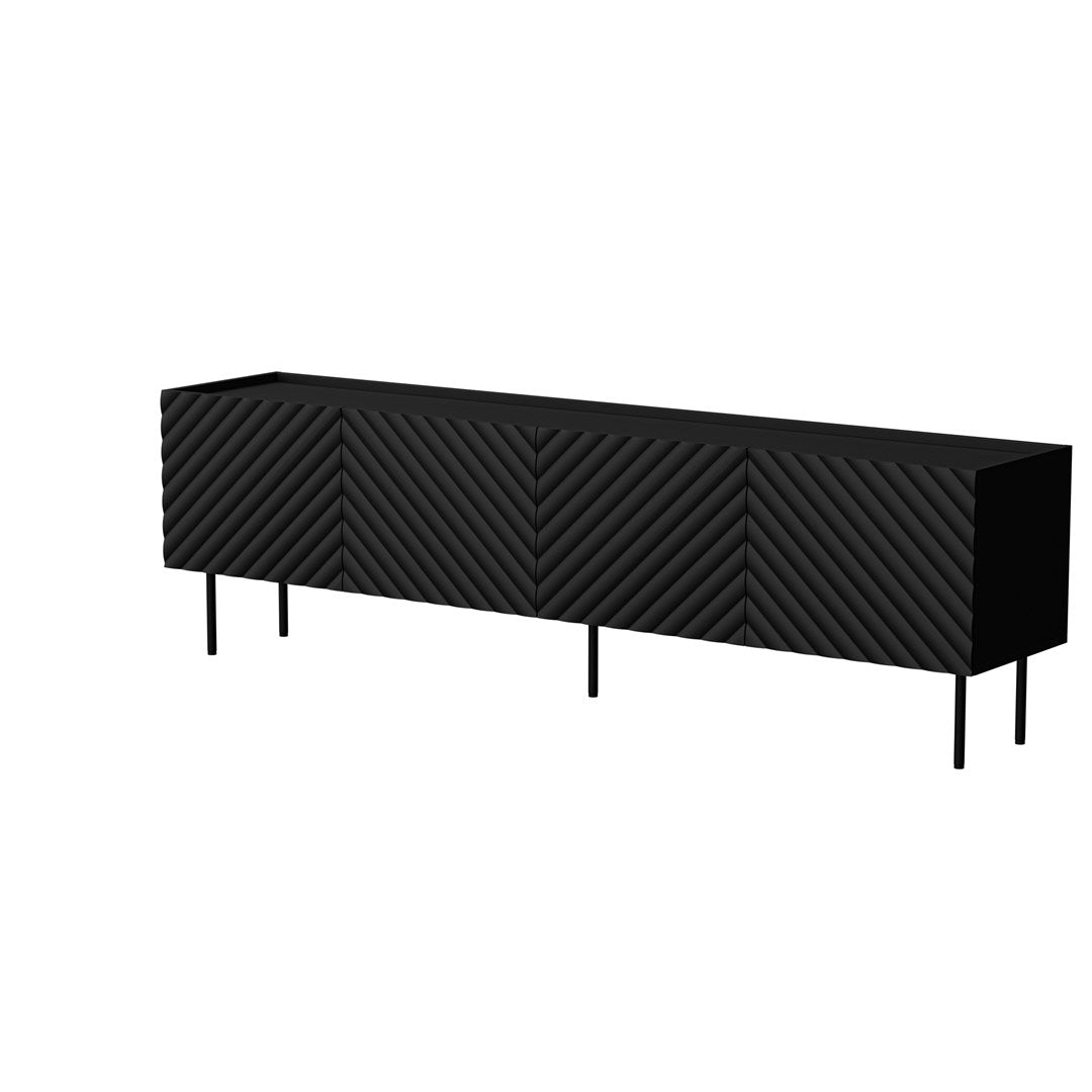 Cama LUCCA 4D TV Cabinet 200x40x59 Black