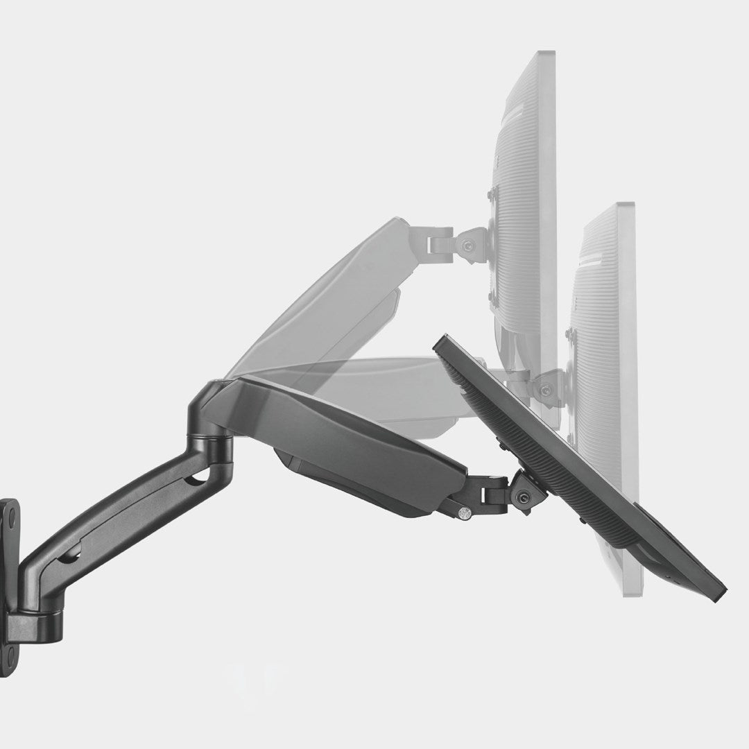 Maclean monitor wall mount  computer screen holder  17-32''  9kg max  mechanical spring  MC-979