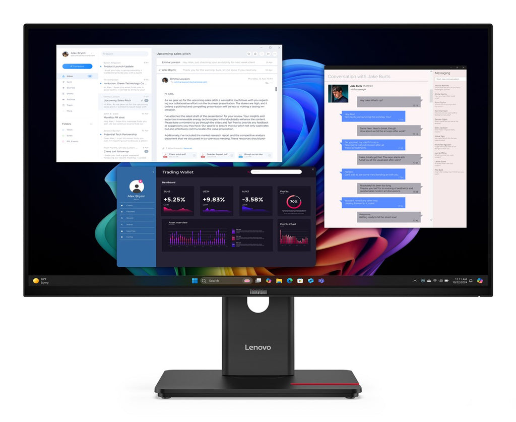 Monitor Lenovo ThinkVision T27UD-40 IPS 27