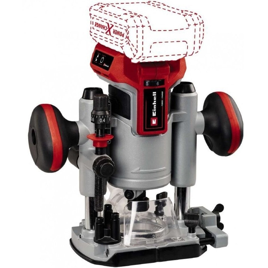 Einhell TP-RO 18 Set Li BL Black  Red  Silver 30000 RPM