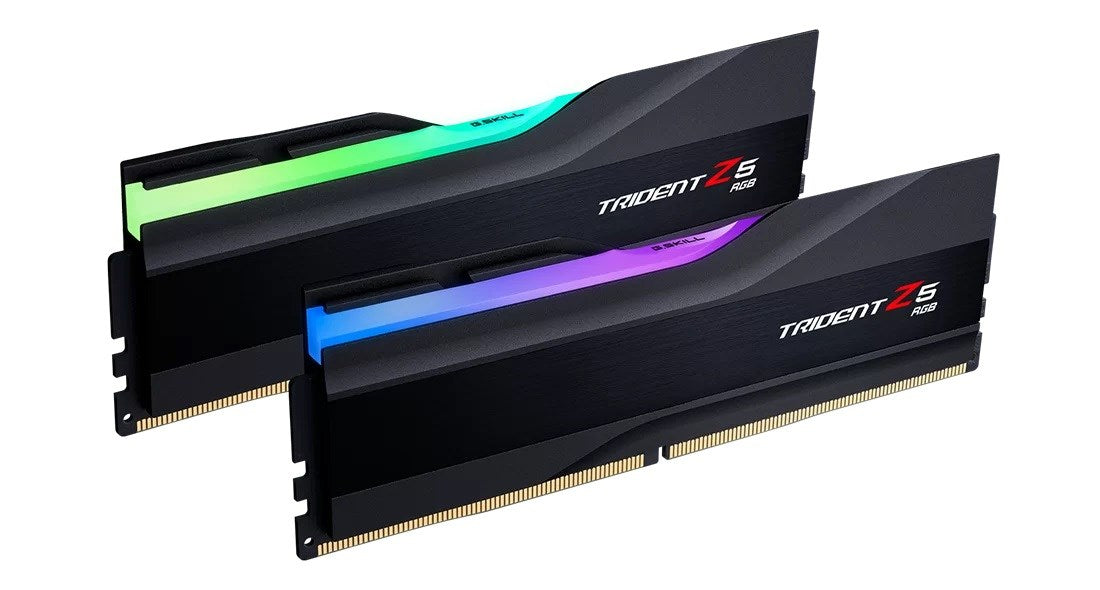 G.Skill Trident Z5 RGB DDR5 32GB Kit: 2 x 16GB DIMM 288-PIN 3800 MHz CL36 non-ECC mattblack (F5-7600J3646G16GX2-TZ5RK) PC5-60800