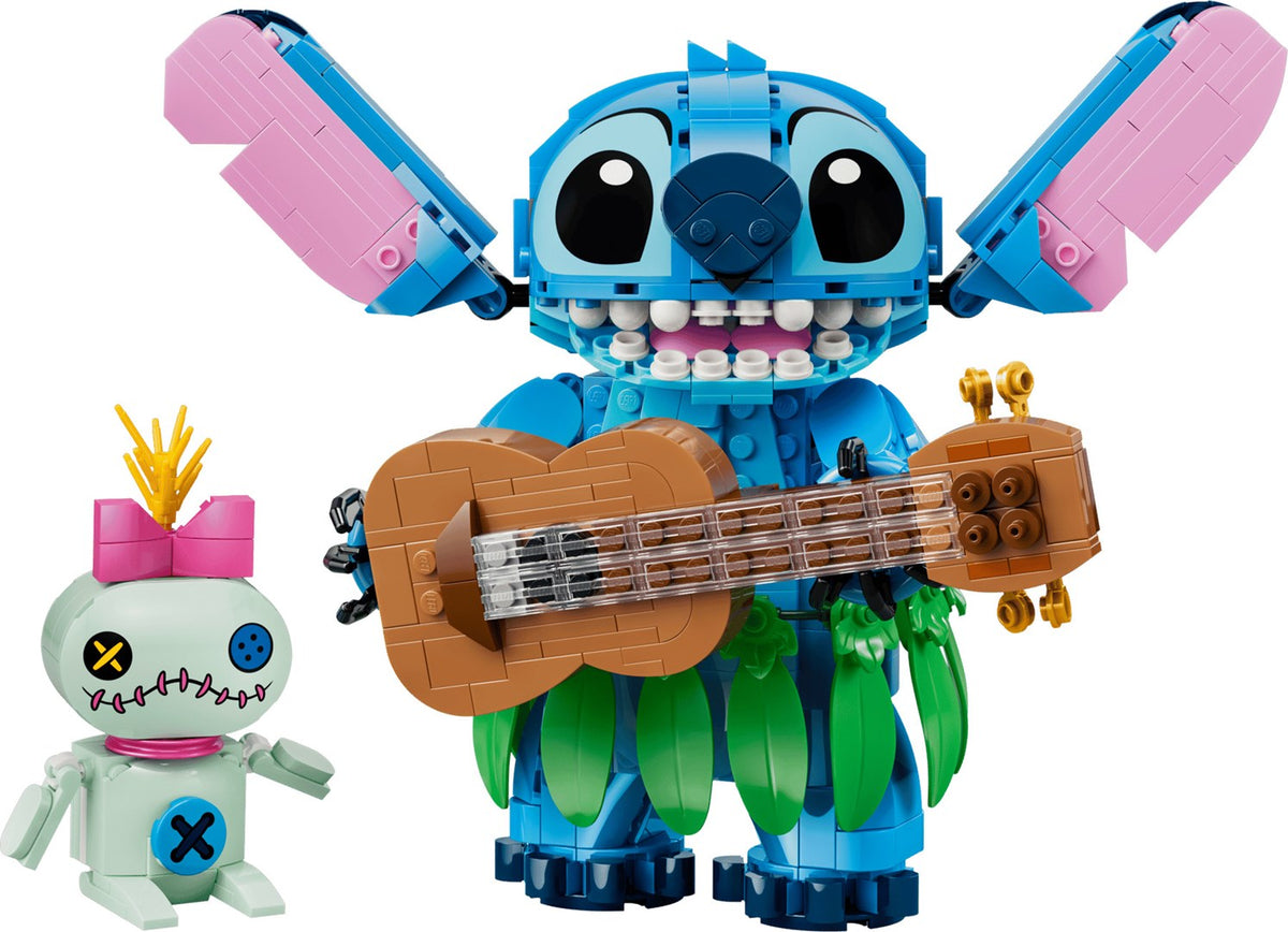 LEGO Disney Building Blocks Set 43296 - Stitch and Scrump - 713 Pieces, 9+ Age