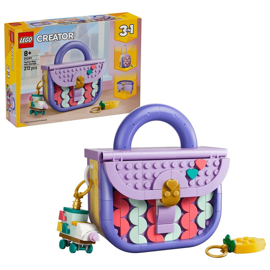 LEGO Building Blocks Art Fashion Bag Set 31391 - 272 Elements - For Ages 8+