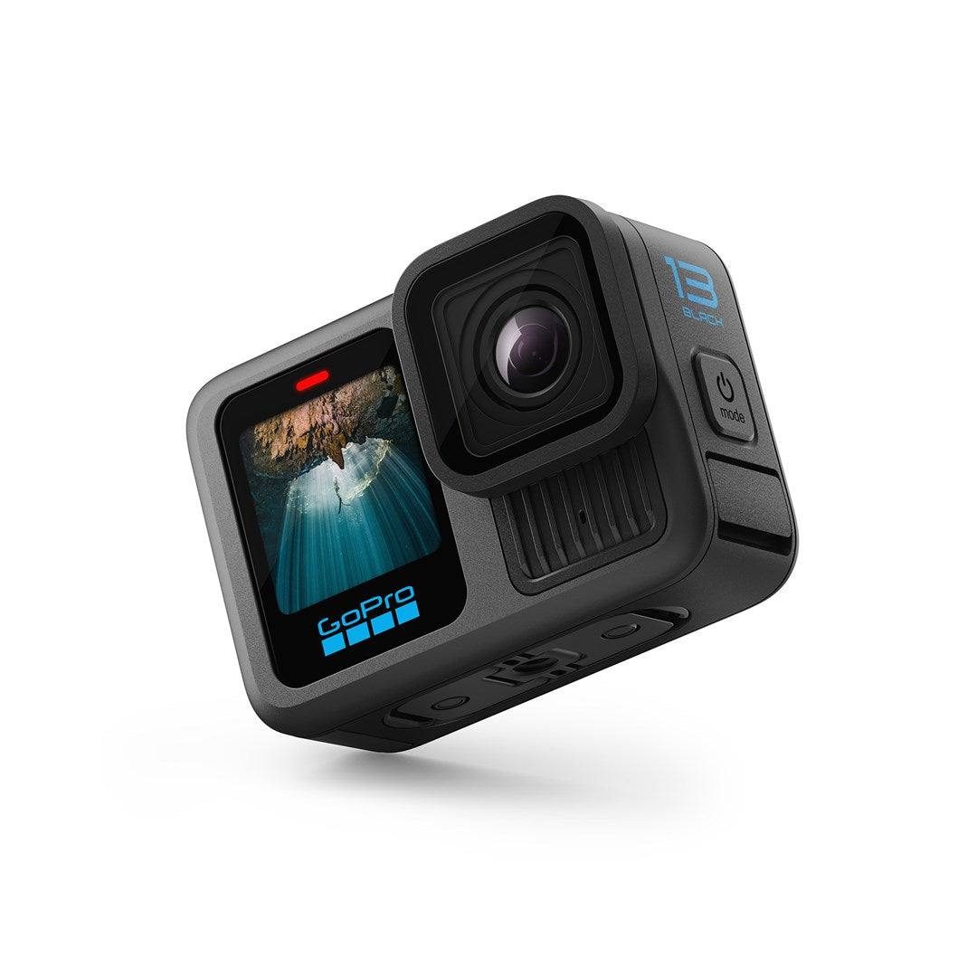 GoPro HERO13 Black Accessory Bundle, Includes HERO13 Black Camera, Handler, Extra Battery, 64GB SD Card